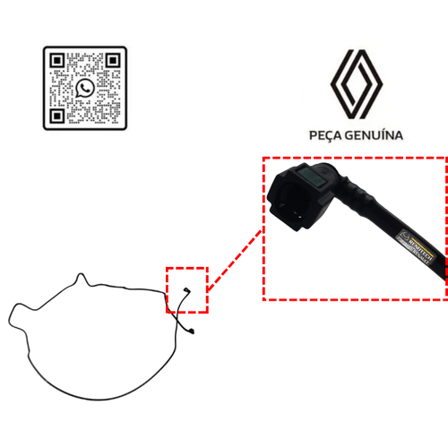 RN 64728R 164464728R MANGUEIRA DA RAMPA DE COMBUSTIVEL H4M 1.6 16V DUSTER - 3